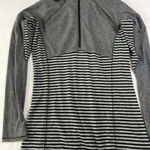 Columbia Black and White Striped Jacket